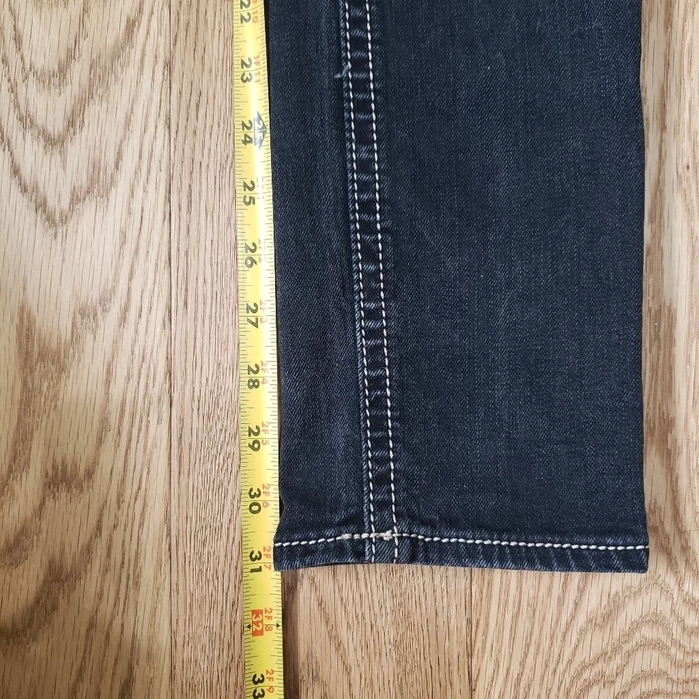 Rock Revival Trina Skinny Low Rise Jeans in Washed Black size 28 - Picture 10 of 11